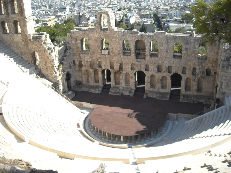 Atene Teatro Odeon di Erode Attico